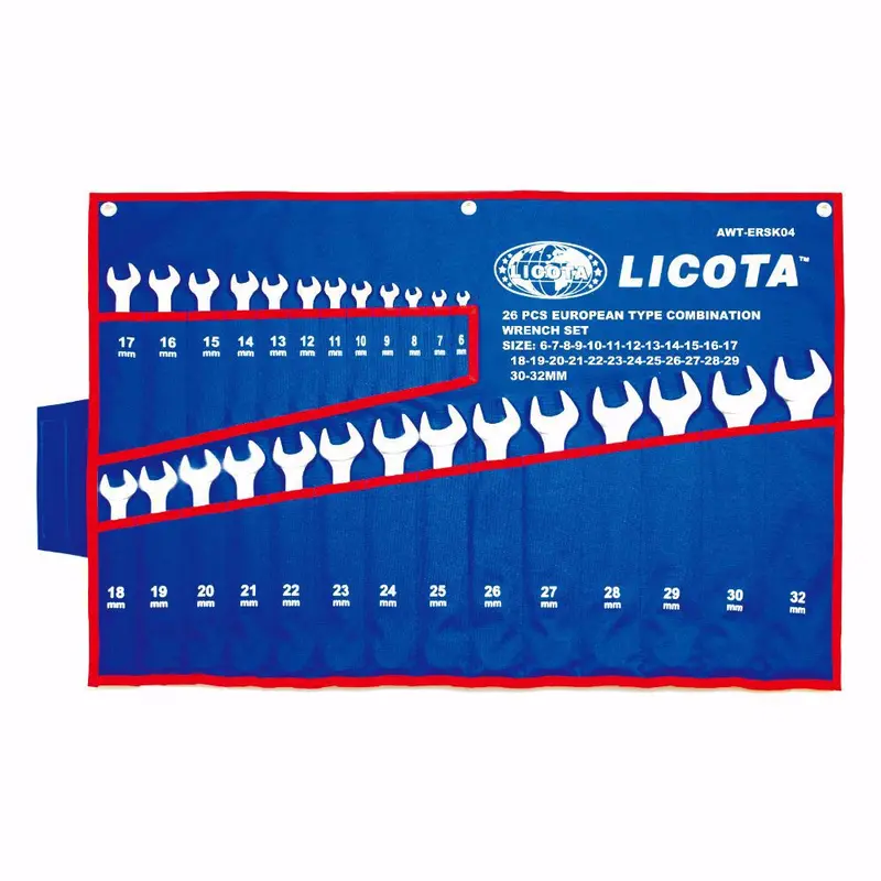 Licota Premium 26-Piece European-Style Combination Wrench Set – 6–32Mm, Micro-Finish Finish 1
