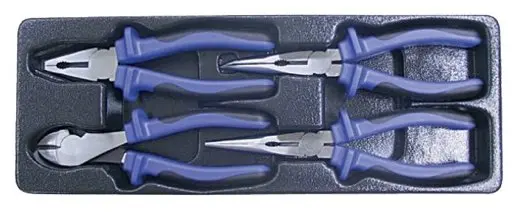 Licota Taiwan-Made 4-Piece Professional Pliers Set – Chrome-Vanadium Construction 1
