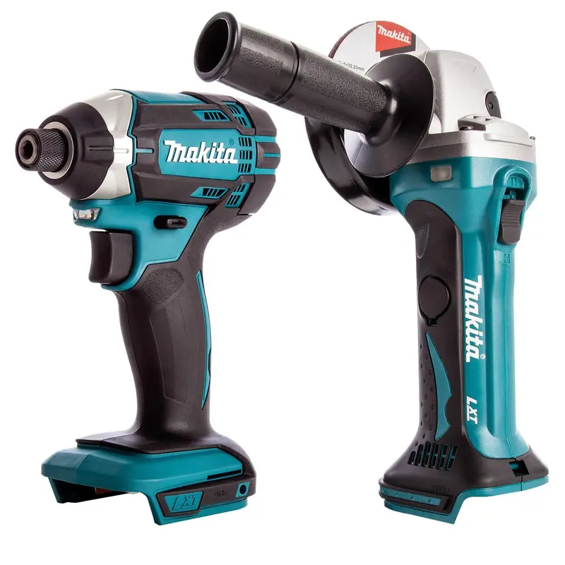 Makita 18V Cordless Impact Driver And Angle Grinder Combo Kit 1