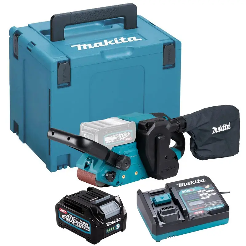 Makita Bs001Gz01 40Vmax Xgt Brushless 3-Inch Belt Sander With 2.5Ah Battery And Charger 1