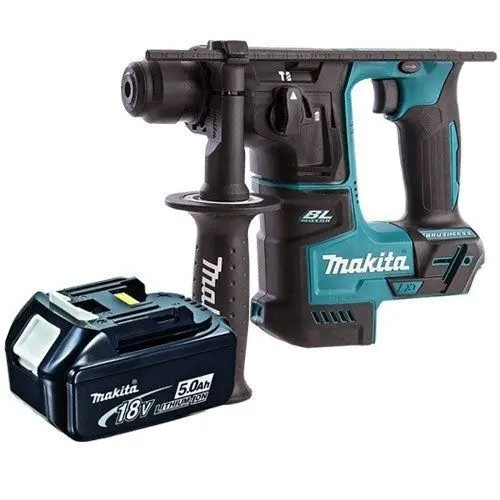 Makita Dhr171Z 18V Brushless Sds+ 17Mm Rotary Hammer Drill With 5.0Ah Battery 1