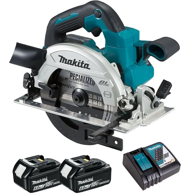 Makita Dhs660Z 18V Brushless 165Mm Circular Saw Kit – Dual 6.0Ah Batteries & Charger 1