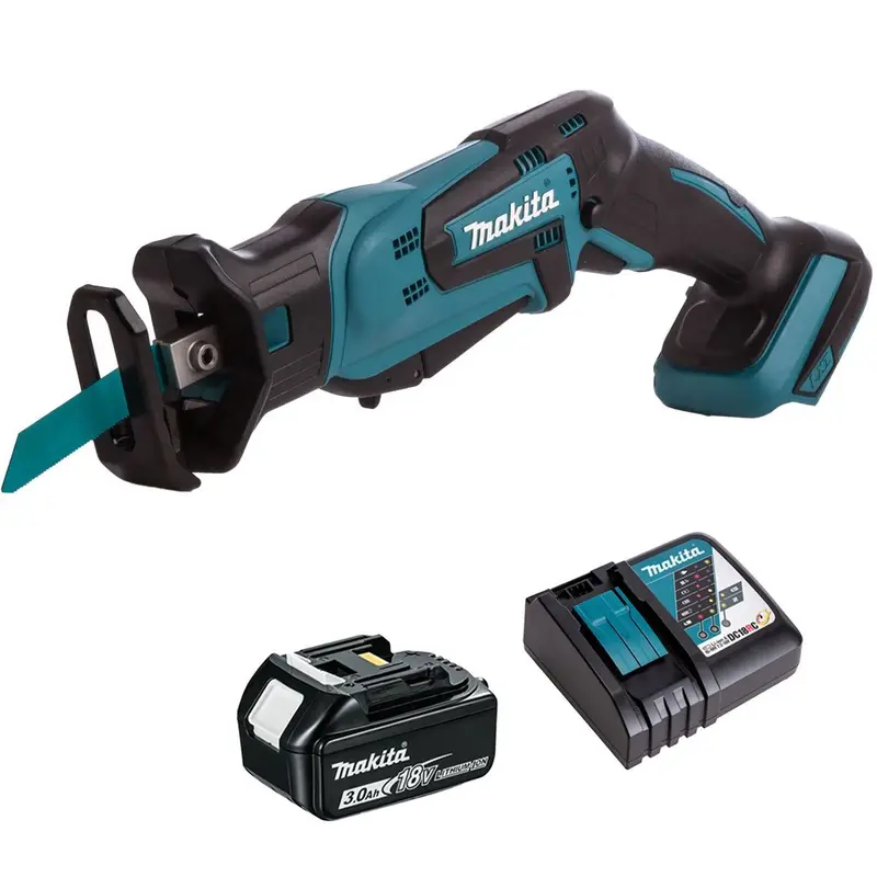 Makita Djr183Z 18V Brushless Reciprocating Saw Kit: One 3.0Ah Battery + Charger 1