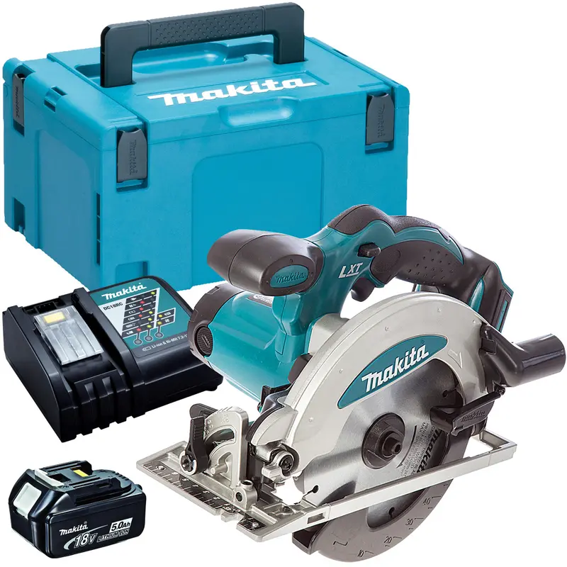 Makita Dss610Z 18V 165Mm Circular Saw Kit – 5.0Ah Battery, Charger & Protective Case 1