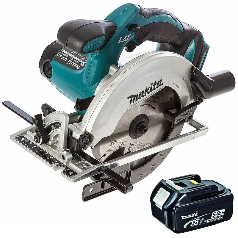 Makita Dss610Z 18V Li-Ion 165Mm Circular Saw With 5.0Ah Battery (No Charger) 1