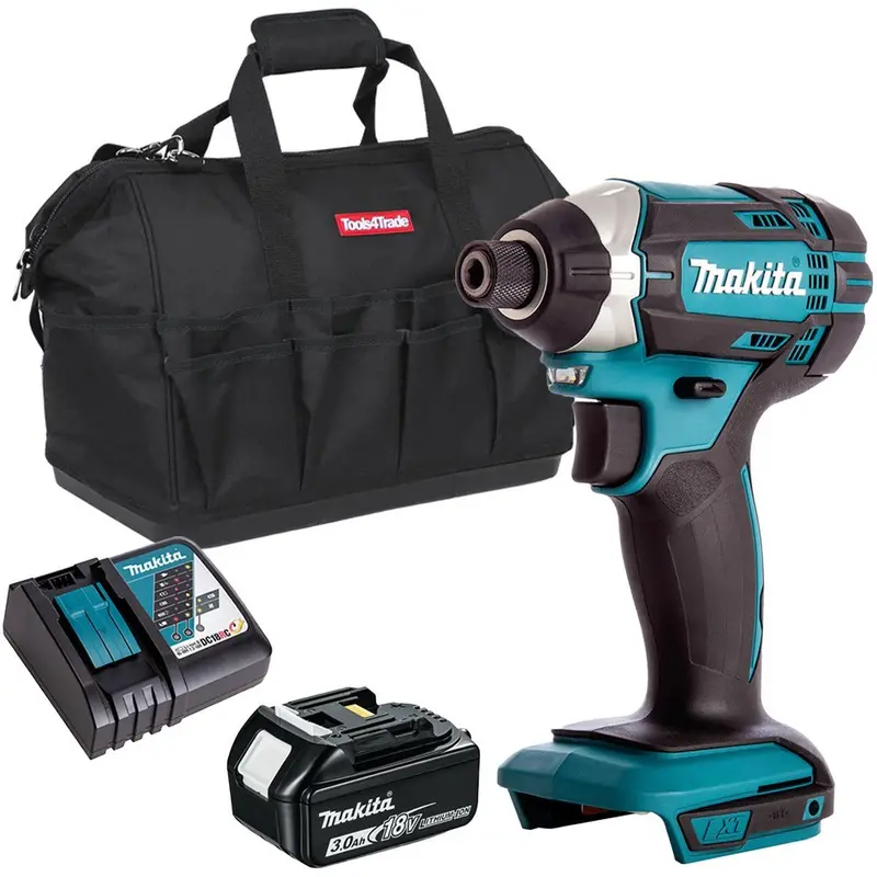 Makita Dtd152Z 18V Impact Driver Kit: 3.0Ah Battery, Charger, And Carry Bag 1