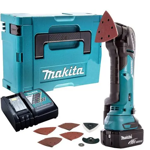 Makita Dtm51Zjx7 18V Brushless Oscillating Multi-Tool – Includes 5.0Ah Battery, Charger, And Hard Case 1