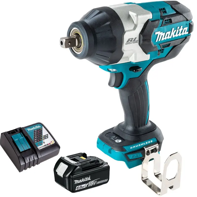 Makita Dtw1004Z 18V Brushless 1/2″ Impact Wrench Kit – One 6.0Ah Battery And Charger 1