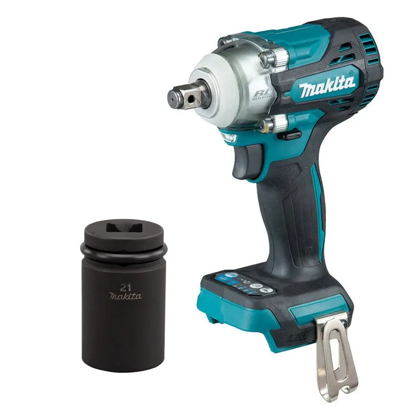 Makita Dtw300Z 18V 1/2" Brushless Impact Wrench – Bare Tool With 21Mm Socket 1