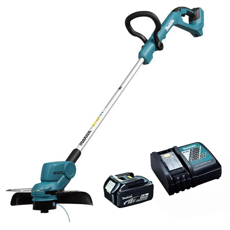 Makita Dur193Rt 18V Lxt Cordless 26Cm Line Trimmer With 5.0Ah Battery And Charger 1