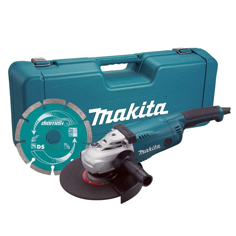 Makita Ga9020Kd/2 230Mm 240V Angle Grinder With Diamond Blade And Protective Case 1