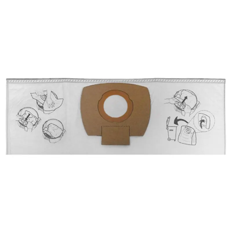 Makita P-72899 Replacement Filter Bags For Vc2010L And Vc2511 Vacuum Models (Pack Of 5) 1