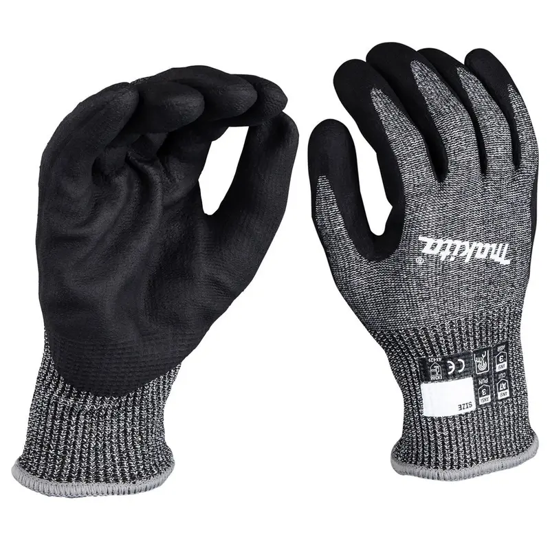 Makita P-84735 Advanced Fitknit Cut Level 7 Nitrile-Coated Gloves – X-Large 1
