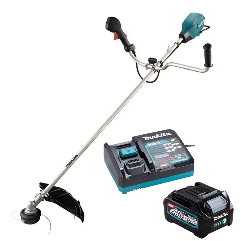 Makita Ur006Gz04 40V Xgt Brushless Brush Cutter – 2.5Ah Battery & Charger Kit 1