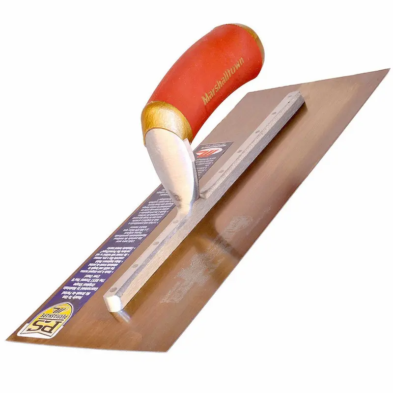Marshalltown Mpb13Gsd Permashape Finishing Trowel – 13" X 5", Gold Stainless Steel Blade 1