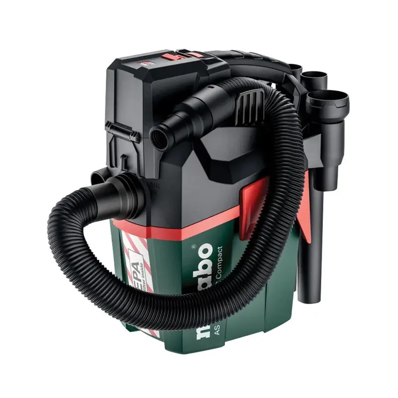 Metabo As 18 Hepa Pc Cordless Vacuum Cleaner – 18V, Bare Unit (No Battery), Model 602029850 1