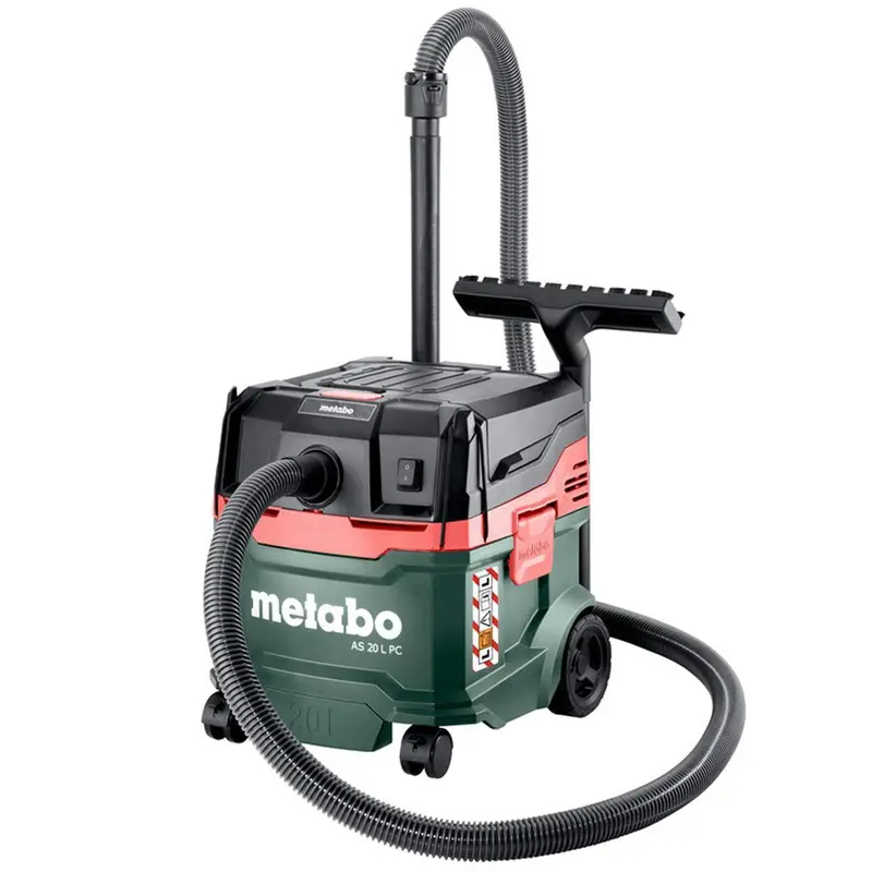 Metabo As 20 L Pc 20L L-Class Wet/Dry Vacuum — 240V, 1200W Model 1