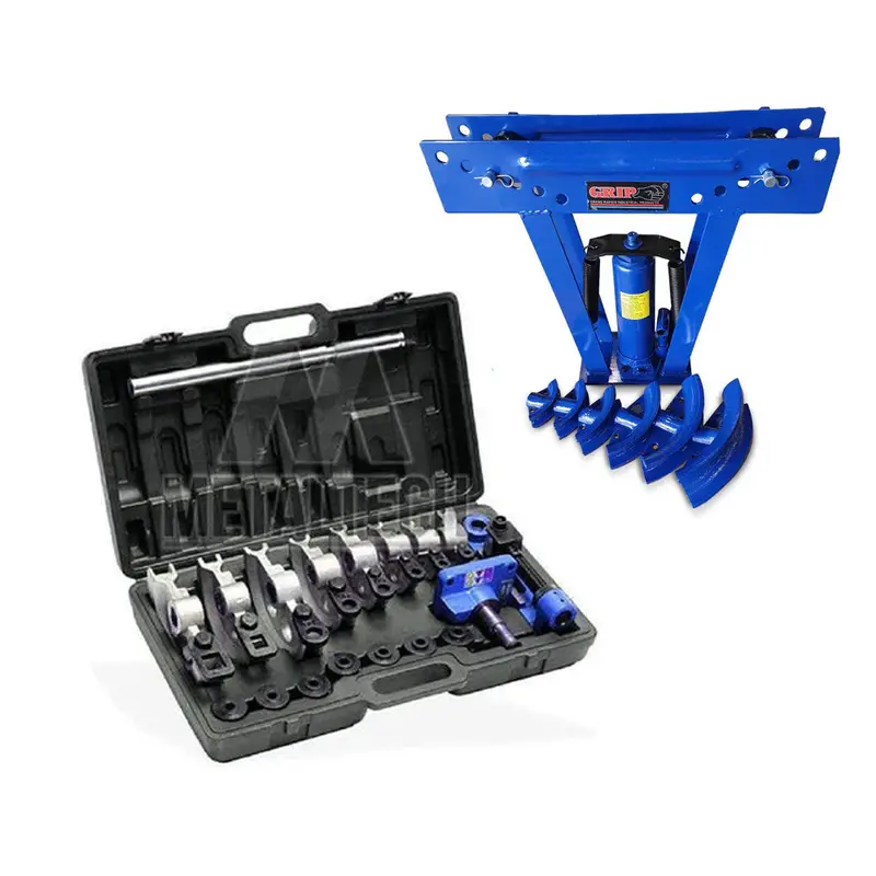 Metaltech Mttb22 Manual Tube Bender + Grip 81112 12-Ton Hydraulic Pipe Bending Kit 1