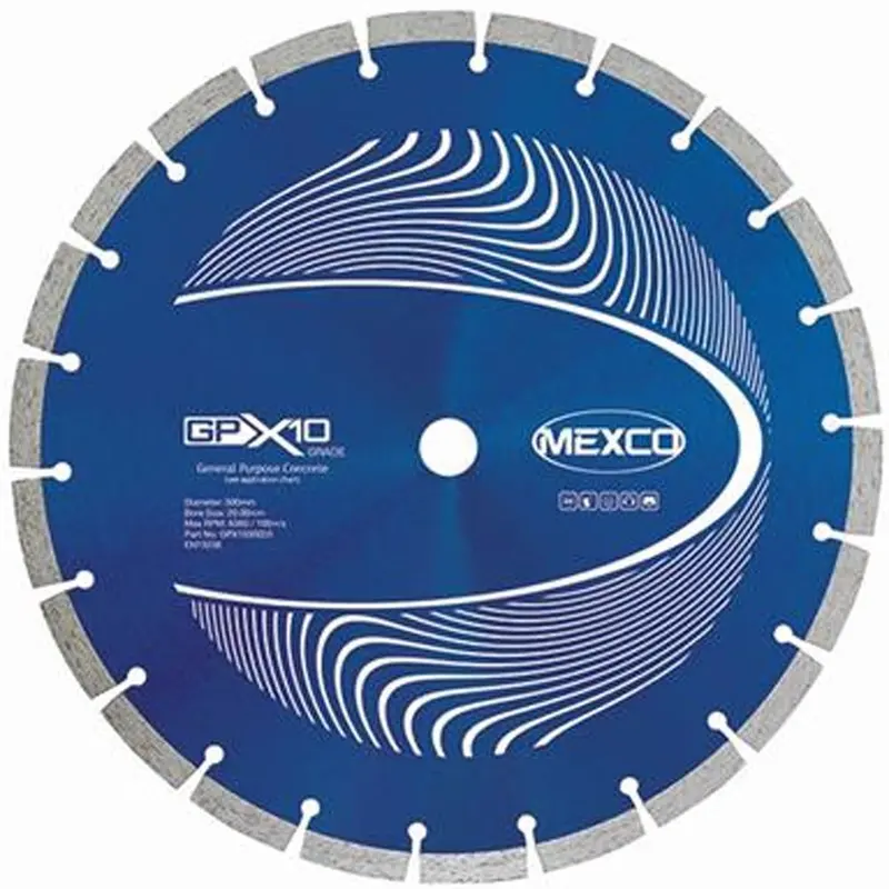 Mexco Gpx1030020 – 300 Mm Professional Concrete Diamond Cutting Blade (20 Mm Arbor) 1