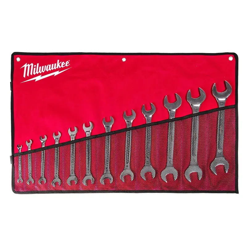 Milwaukee 12-Piece Double-Open-End Spanner Set – Model 4932492714 1