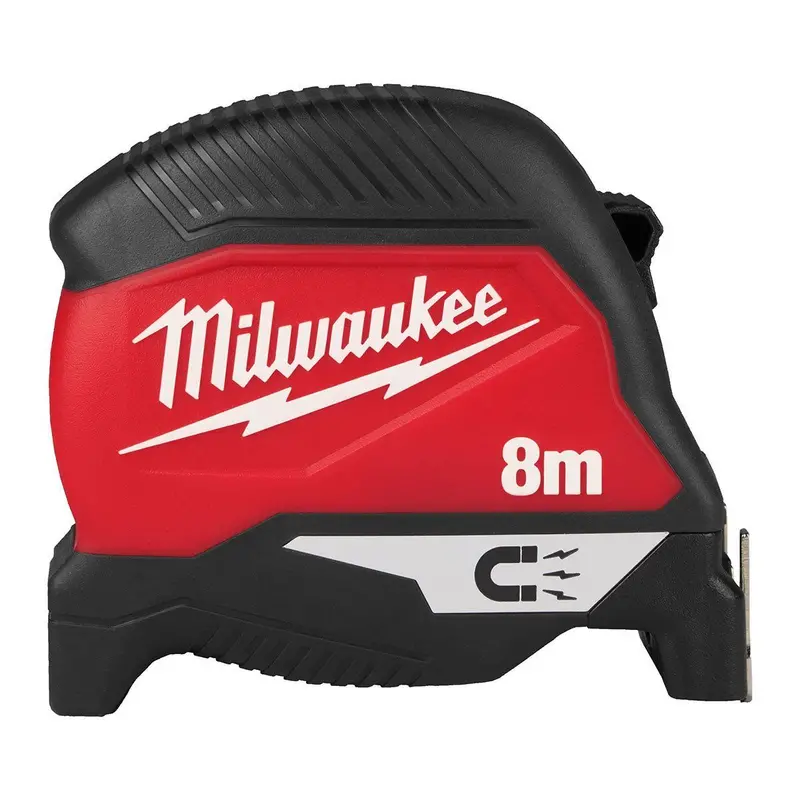 Milwaukee Gen 4 8M Magnetic Tape Measure – Heavy-Duty Retractable Design, Model 4932498770 1
