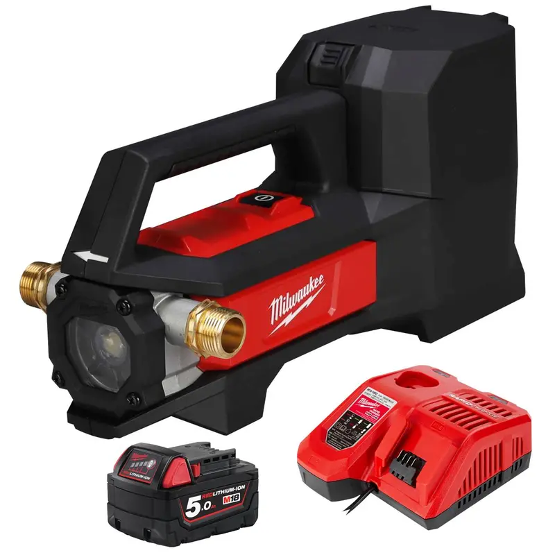 Milwaukee M18Btp-0 18V Compact Transfer Pump Kit – Includes 5.0Ah Battery & Charger 1