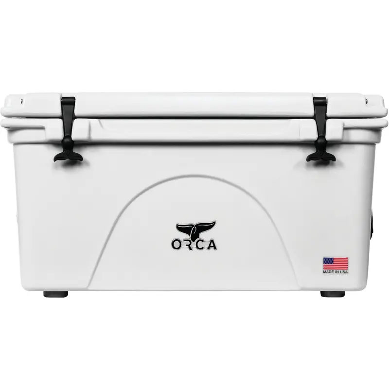 Orca 75-Quart Portable Cooler – Holds 90 Cans, White Finish 1