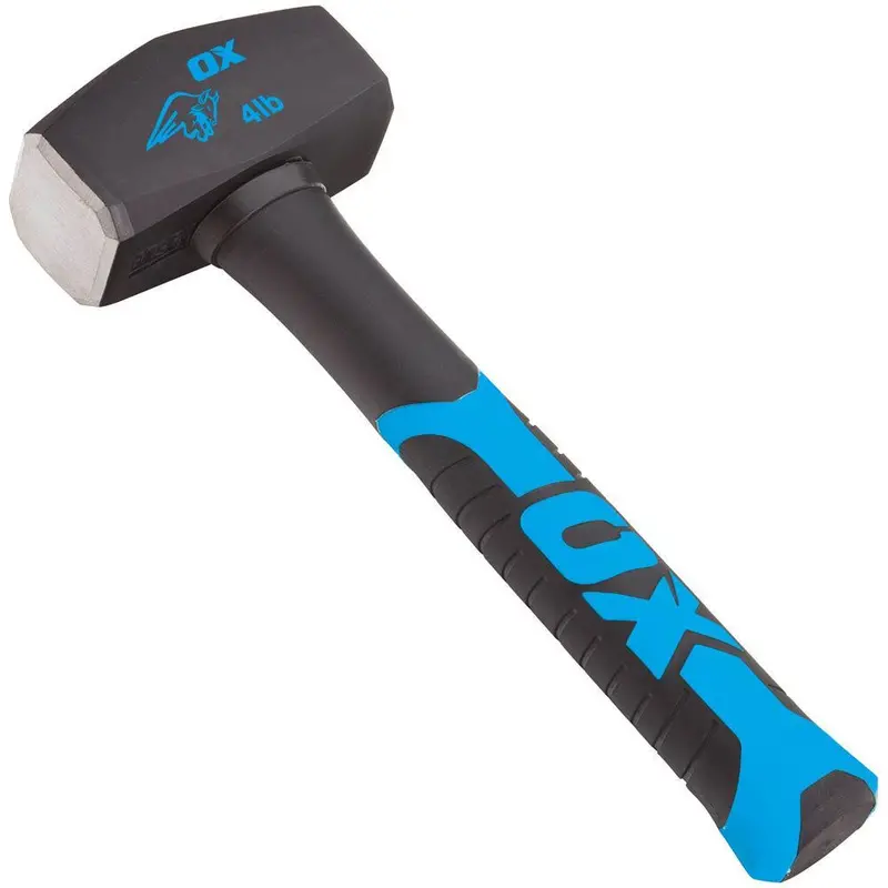Ox 64Oz Fiberglass Club Hammer – Trade-Grade Striking Power 1