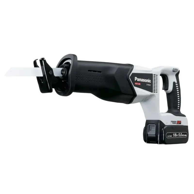 Panasonic 18V Ey45A1Lj Reciprocating Saw Kit – 2×5.0Ah Batteries, Charger & Carry Case 1