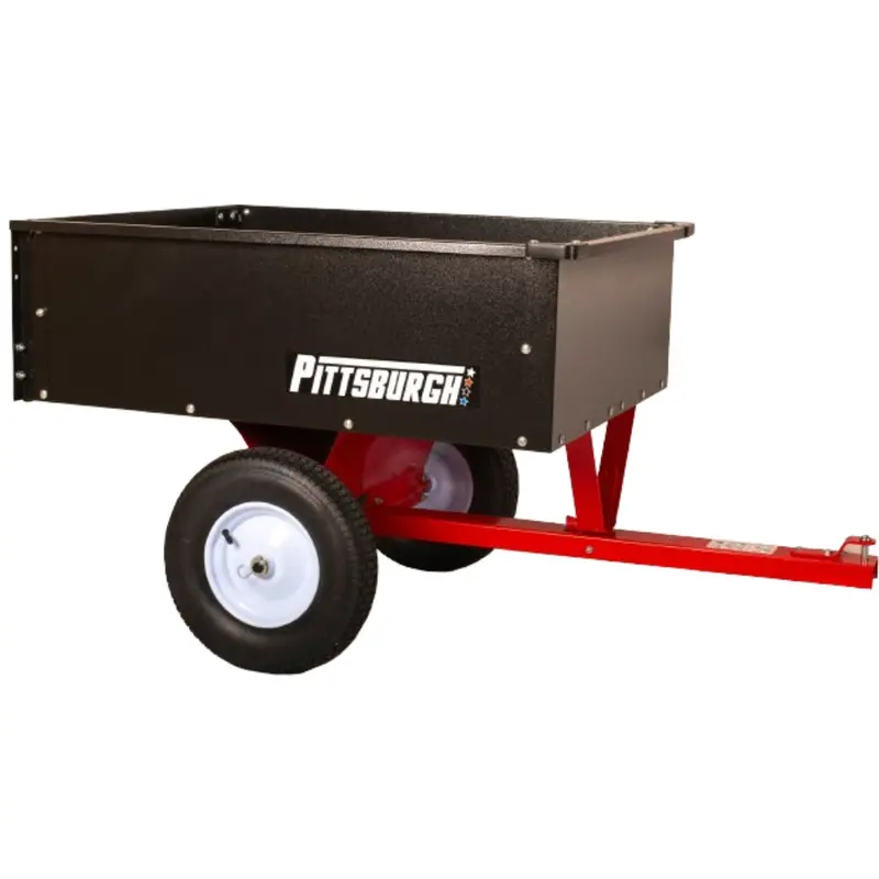 Pittsburgh 16226 Heavy-Duty Dump Cart – 227 Kg Capacity Tipper Trailer For Construction Sites 1