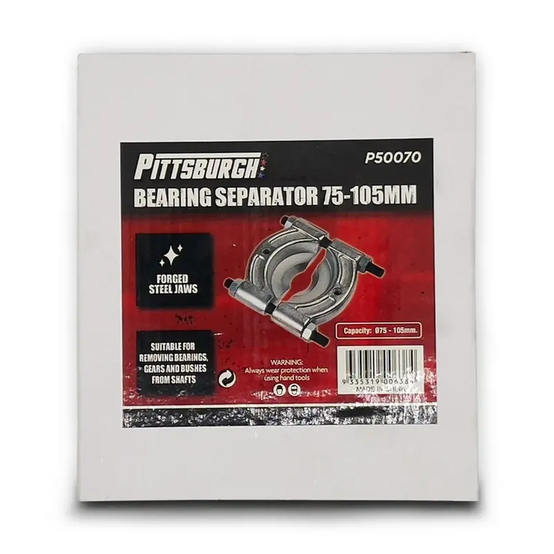 Pittsburgh Bearing Separator Tool – 75–105Mm Range, Durable Cast Steel Construction 1