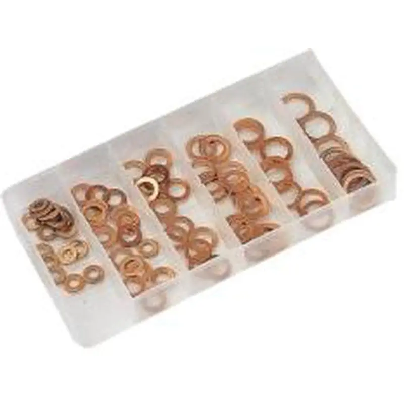 Pittsburgh P43132 100-Piece Copper Washer Assortment 1