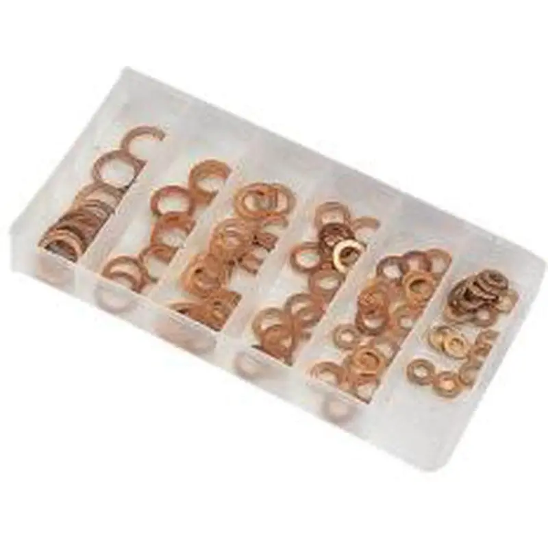 Pittsburgh P43133 240-Piece Brass Washer Selection Kit 1