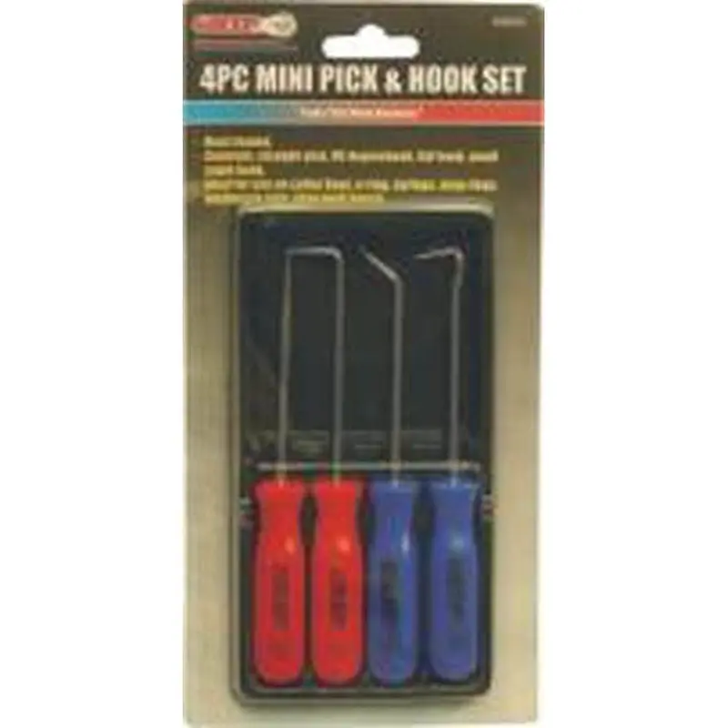 Pittsburgh P46095 4-Piece Mini Pick And Hook Tool Set 1
