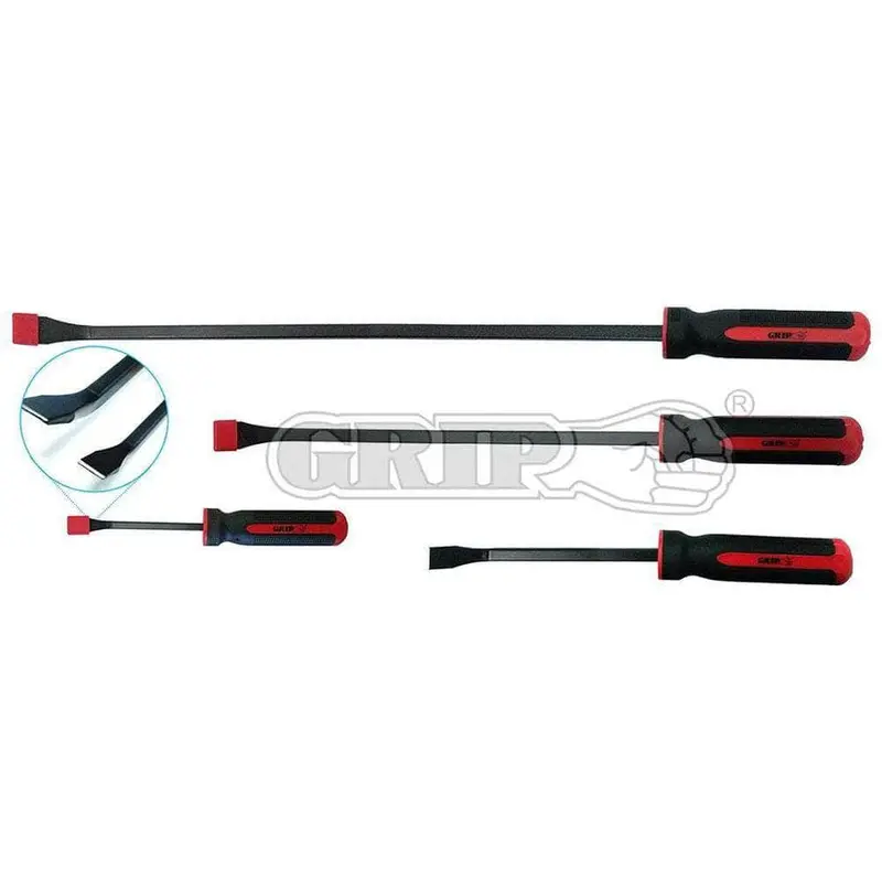 Pittsburgh P60236 Pry Bar Set – 4-Piece Heavy-Duty Steel, Lengths 200–600 Mm, For Demolition & Leverage 1