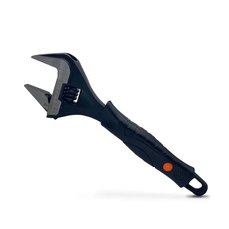 Pittsburgh Paw8 Wide-Jaw Adjustable Wrench – 200 Mm (8 In), Precision-Machined Jaw 1