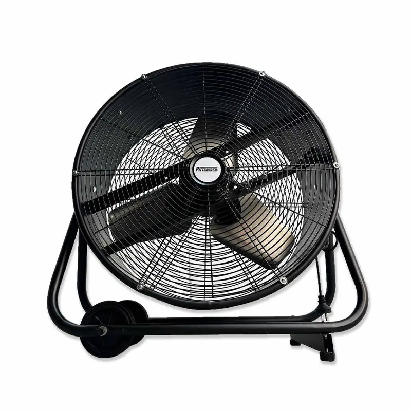 Pittsburgh Pdf600 Heavy-Duty Floor Drum Fan – 265W, 24" (600Mm), 3-Speed Commercial Air Circulator 1