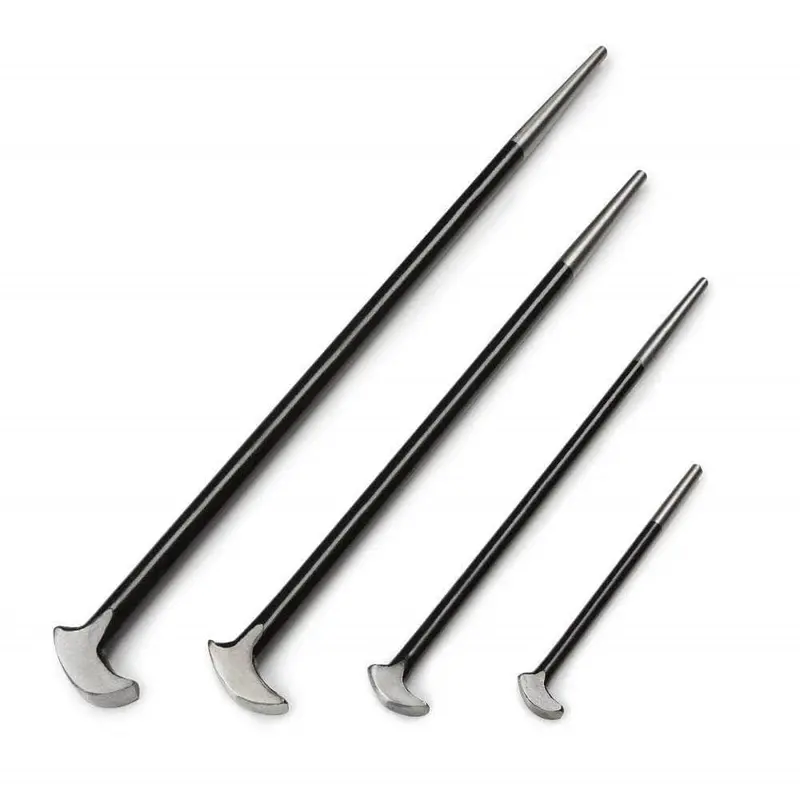 Pittsburgh Rolling Head Pry Bar Set – 4-Piece, Model P60225 1