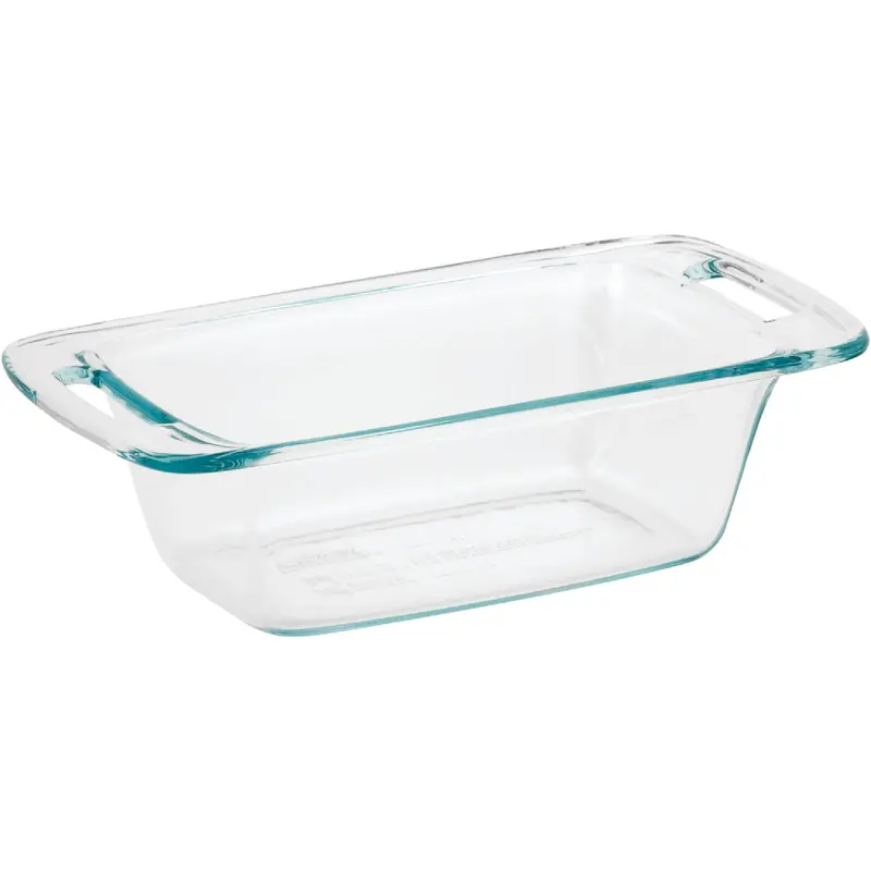 Pyrex Easy Grab Glass Loaf Dish – 1.5-Quart Capacity, Oven-Safe 1