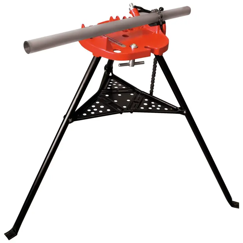 Rothenberger 6-Inch Portable Tripod Work Stand With Vice – Heavy-Duty Plumbing Support 1