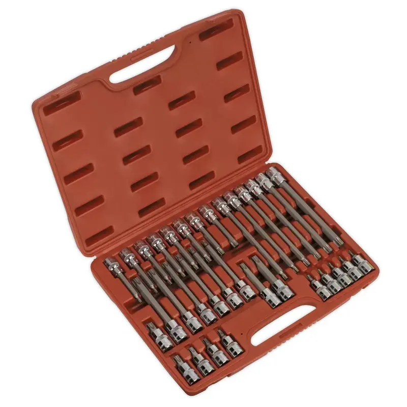 Sealey Ak2194 Trx-Star Socket Bit Collection – 32-Piece, Optimized Torque Transfer 1