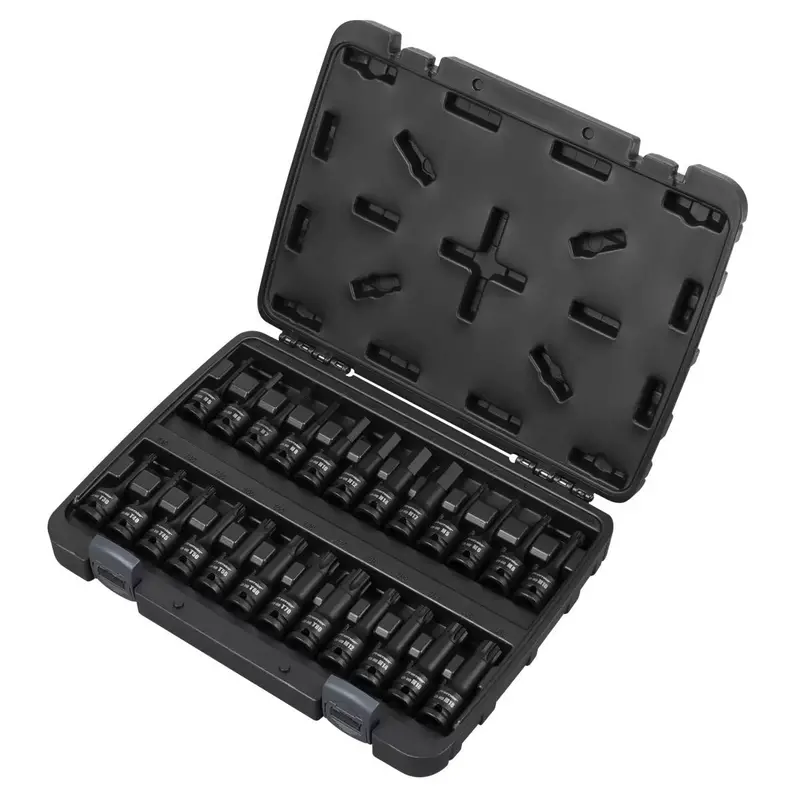 Sealey Ak56000 1/2" Drive Impact Socket Bit Set – 24-Piece Precision Kit 1