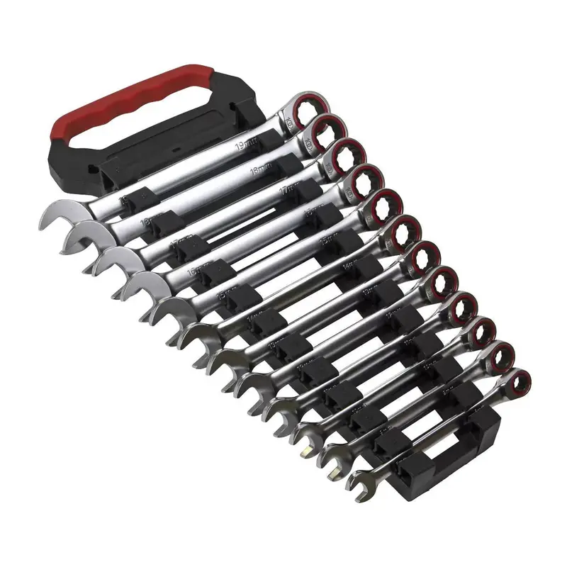 Sealey Ak63940 12-Piece Ratchet Combination Spanner Set (Metric) 1