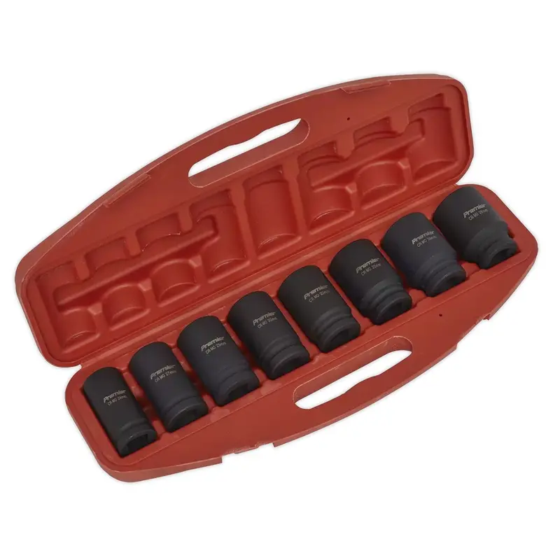 Sealey Ak885 8-Piece Deep 3/4" Drive Impact Socket Set 1