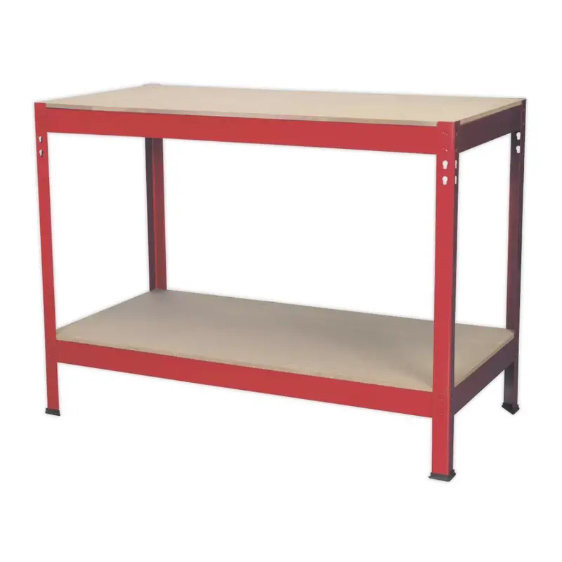 Sealey Ap1210 1.2M Heavy-Duty Steel Workbench With Wooden Top 1