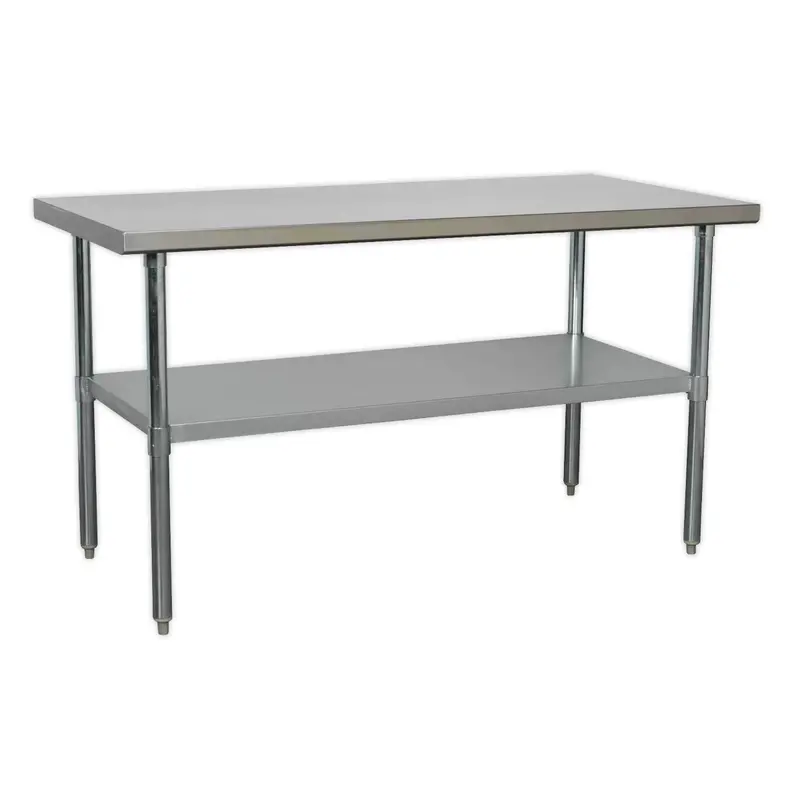 Sealey Ap1560Ss 1.5-Metre Stainless Steel Workbench With Reinforced Frame 1