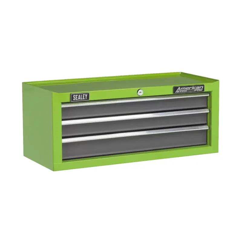 Sealey Ap22309Bbhv 3-Drawer Mid-Box Tool Chest – Heavy-Duty Ball-Bearing Slides 1