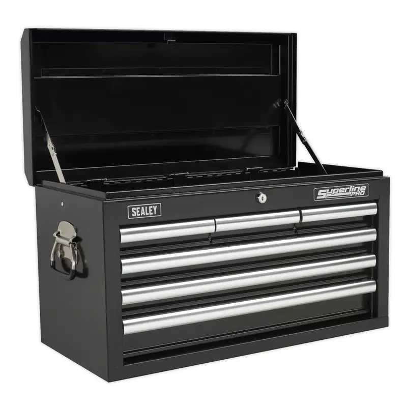 Sealey Ap33069B 6-Drawer Ball-Bearing Topchest – Matte Black Finish 1