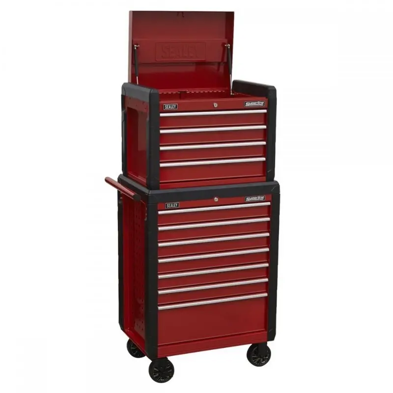 Sealey Ap3411Stack Modular Combo Unit – 4-Drawer Topchest + 7-Drawer Rollcab System 1
