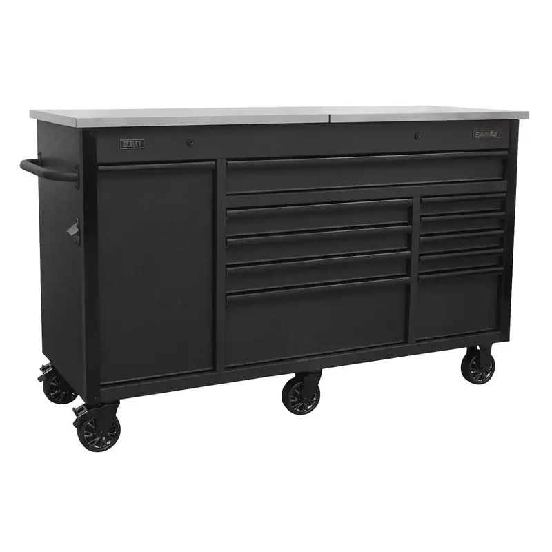 Sealey Ap6310Be Mobile Tool Cabinet – 1600 Mm With Power Tool Charging Drawer 1